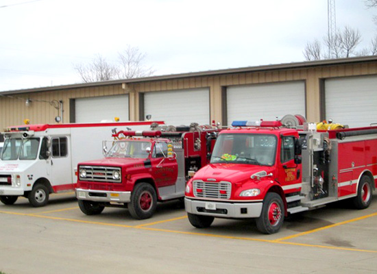 Image of 3 Fire Trucks